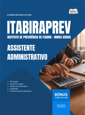 Apostila ITABIRAPREV 2026 - Assistente Administrativo