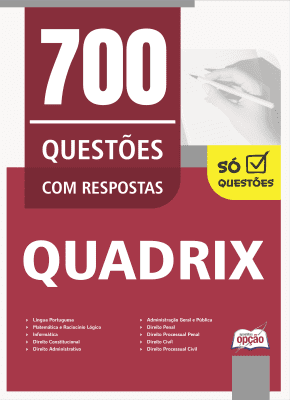 Caderno de Questões Quadrix - 700 Questões Gabaritadas