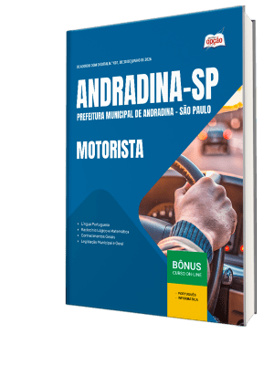 Apostila Prefeitura de Andradina-SP 2026 - Motorista