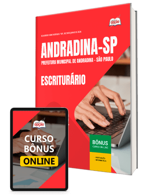Apostila Prefeitura de Andradina-SP 2026 - Escriturário