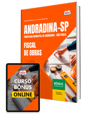 Apostila Prefeitura de Andradina-SP 2026 - Fiscal de Obras