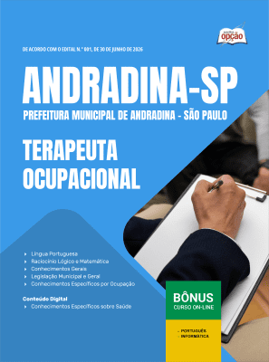 Apostila Prefeitura de Andradina-SP 2026 - Terapeuta Ocupacional