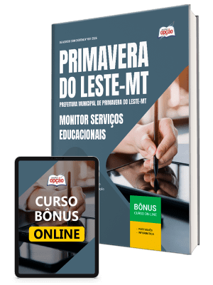 Apostila Prefeitura de Primavera do Leste-MT 2026 - Monitor Serviços Educacionais