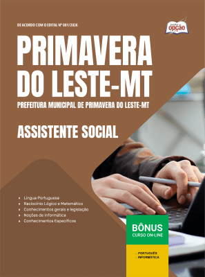 Apostila Prefeitura de Primavera do Leste-MT 2026 - Assistente Social