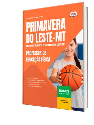 Apostila Prefeitura de Primavera do Leste-MT 2026 - Professor de Educação Física