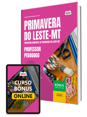 Apostila Prefeitura de Primavera do Leste-MT 2026 - Professor Pedagogo