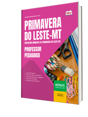 Apostila Prefeitura de Primavera do Leste-MT 2026 - Professor Pedagogo