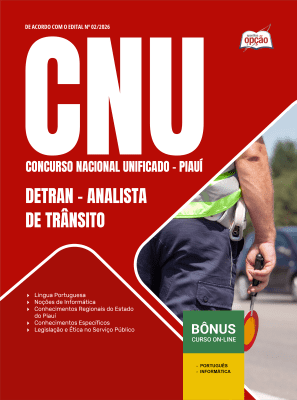 Apostila Concurso Unificado PI 2026 - DETRAN - Analista de Trânsito