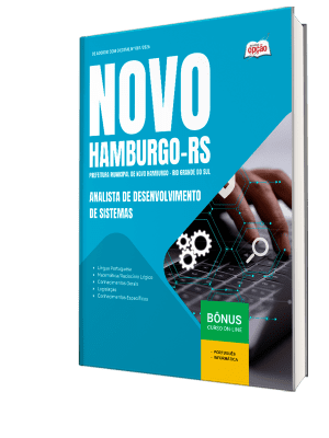Apostila Prefeitura de Novo Hamburgo-RS 2026 - Analista de Desenvolvimento de Sistemas