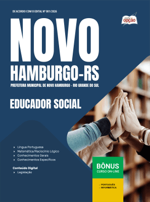 Apostila Prefeitura de Novo Hamburgo-RS 2026 em PDF - Educador Social