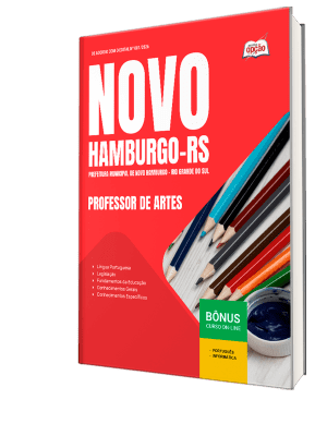 Apostila Prefeitura de Novo Hamburgo-RS 2026 - Professor de Artes
