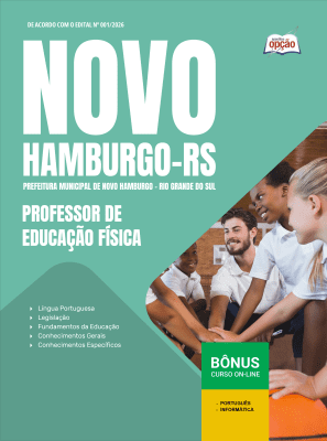 Apostila Prefeitura de Novo Hamburgo-RS 2026 - Professor de Educação Física