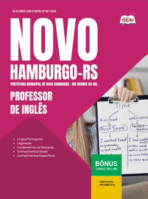 Apostila Prefeitura de Novo Hamburgo-RS 2026 - Professor de Inglês