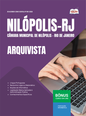 Apostila Câmara de Nilópolis-RJ 2026 - Arquivista