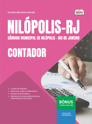 Apostila Câmara de Nilópolis-RJ 2026 - Contador