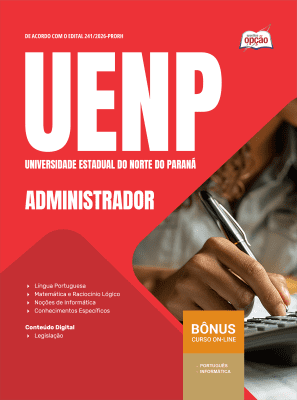 Apostila UENP 2026 - Agente Universitário Profissional - Administrador