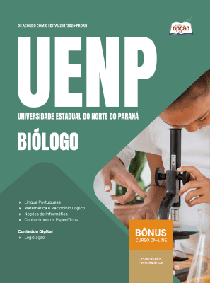 Apostila UENP 2026 - Agente Universitário Profissional - Biólogo