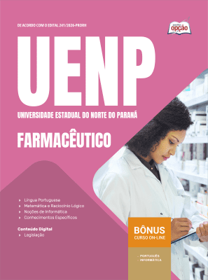 Apostila UENP 2026 - Agente Universitário Profissional - Farmacêutico