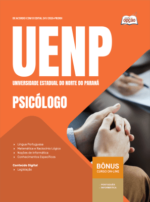 Apostila UENP 2026 - Agente Universitário Profissional - Psicólogo