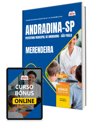Apostila Prefeitura de Andradina-SP 2026 - Merendeira(o)