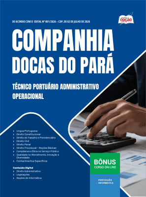 Apostila CDP-PA 2026 - Técnico Portuário Administrativo - Operacional