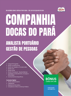 Apostila CDP-PA 2026 - Analista Portuário - Gestão de Pessoas