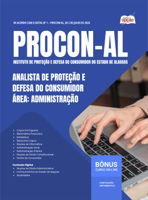 Apostila PROCON-AL 2026 - Analista de Proteção e Defesa do Consumidor - Área: Administração