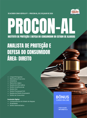 Apostila PROCON-AL 2026 - Analista de Proteção e Defesa do Consumidor - Área: Direito