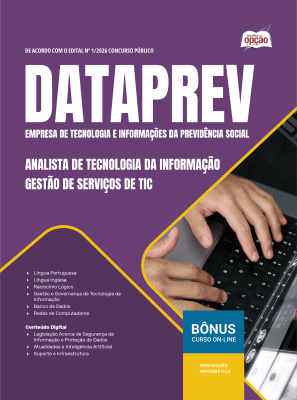 Apostila Dataprev 2026 - Analista de Tecnologia da Informação - Gestão de Serviços de TIC