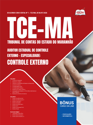 Apostila TCE-MA 2026 - Auditor Estadual de Controle Externo - Especialidade: Controle Externo