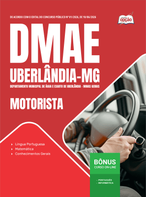 Apostila DMAE Uberlândia-MG 2026 - Motorista