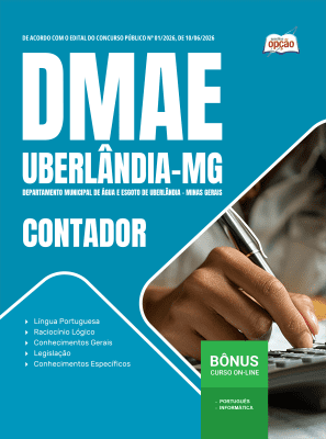 Apostila DMAE Uberlândia-MG 2026 - Contador