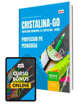 Apostila Prefeitura de Cristalina - GO 2026 - Professor PII - Pedagogia
