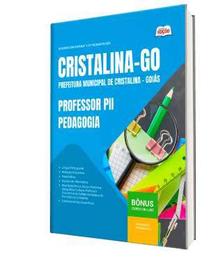 Apostila Prefeitura de Cristalina - GO 2026 - Professor PII - Pedagogia