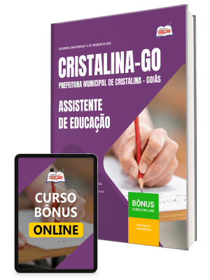 Apostila Prefeitura de Cristalina - GO 2026 - Assistente de Educação