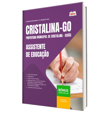 Apostila Prefeitura de Cristalina - GO 2026 - Assistente de Educação