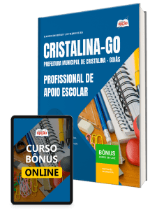 Apostila Prefeitura de Cristalina - GO 2026 - Profissional de Apoio Escolar
