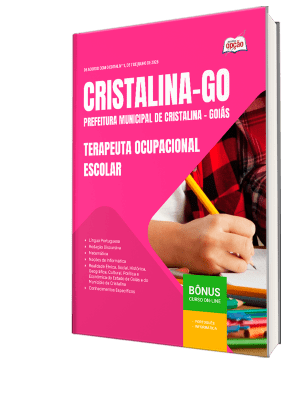 Apostila Prefeitura de Cristalina - GO 2026 - Terapeuta Ocupacional Escolar