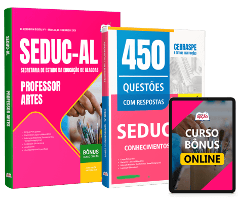 Combo SEDUC-AL 2026 - Professor Artes