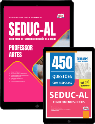 Combo SEDUC-AL 2026 - Professor Artes