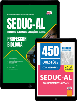 Combo SEDUC-AL 2026 - Professor Biologia