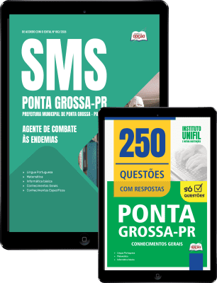 Combo Prefeitura de Ponta Grossa-PR 2026 - Agente de Combate às Endemias