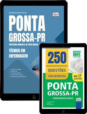 Combo Prefeitura de Ponta Grossa-PR 2026 - Técnico em Enfermagem