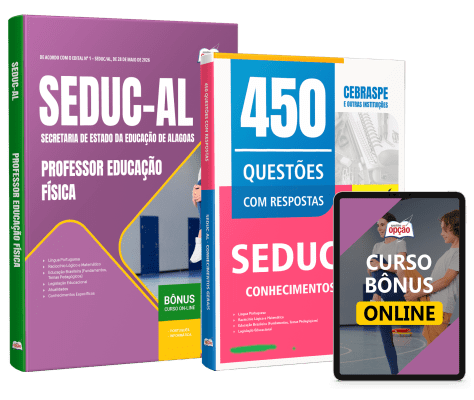 Combo SEDUC-AL 2026 - Professor Educação Física