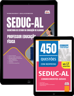 Combo SEDUC-AL 2026 - Professor Educação Física