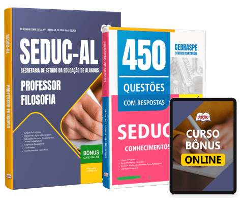 Combo SEDUC-AL 2026 - Professor Filosofia
