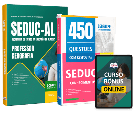 Combo SEDUC-AL 2026 - Professor Geografia