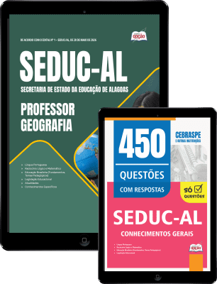Combo SEDUC-AL 2026 - Professor Geografia