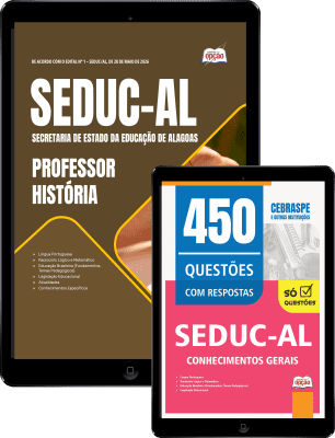 Combo SEDUC-AL 2026 - Professor História