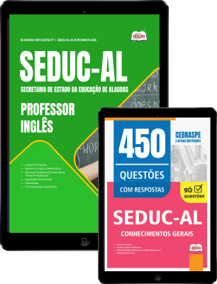Combo SEDUC-AL 2026 - Professor Inglês